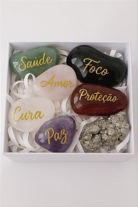 PEDRAS NATURAIS DA SORTE - GIFT AVULSO OU NA CAIXA PERSONALIZADA