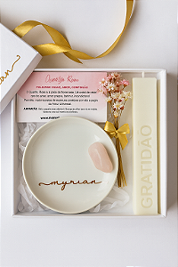 GIFTBOX WISHES | PORTA JOIAS | VELA DAS INTENÇÕES | COLEÇÃO DESEJO A VOCÊ