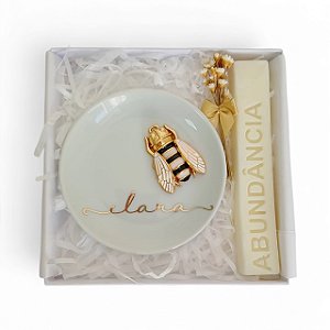 COLEÇÃO SHANA TOVÁ | GIFT BOX WISHES | VELA INTENÇÕES | PORTA JOIAS ABELHA