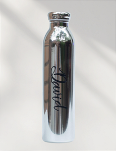 GARRAFA TÉRMICA PRATA PERSONALIZADA