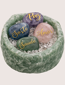 BOWL DA GRATIDÃO COM PEDRAS DA FELICIDADE