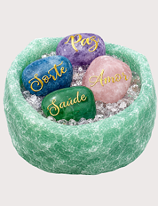 BOWL DA GRATIDÃO COM PEDRAS DA FELICIDADE