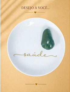 PORTA-JOIAS MEU CRISTAL QUARTZO VERDE - DESEJO À VOCÊ