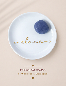 PORTA-JOIAS MEU CRISTAL QUARTZO AZUL | PERSONALIZADO | ACIMA 5 UNIDADES