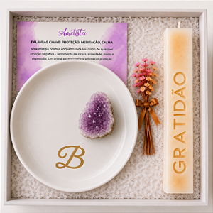 GIFT BOX WISHES DRUSA DE AMETISTA| PERSONALIZADO