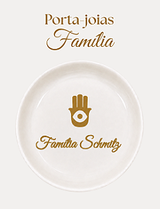 PORTA-JOIAS FAMÍLIA | PERSONALIZADO | COLEÇÃO SHANÁ TOVÁ
