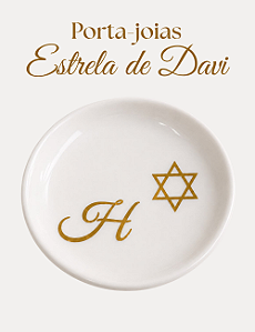 PORTA-JOIAS ESTRELA DE DAVI | PERSONALIZADO | COLEÇÃO SHANÁ TOVÁ
