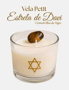VELA ECOLÓGICA PETIT ESTRELA DE DAVI - 150g | COLEÇÃO SHANÁ TOVÁ