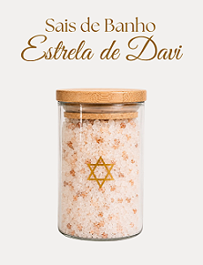 SAIS DE BANHO RELAXANTE ESTRELA DE DAVI | 300G | COLEÇÃO SHANÁ TOVÁ