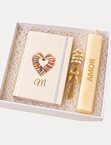 GIFT BOX PLANEJAR AMOR POR ENSINAR | MOLESKINE DE BOLSA | PERSONALIZADO