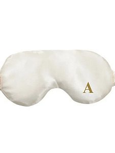 MÁSCARA DE DORMIR EM CETIM COM ROSAS NATURAIS - GIFT AVULSO OU NA CAIXA PERSONALIZADA
