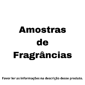 Amostras Fragrâncias - 9685, 3722, 9709, 9716, 9717, 3724, 3725
