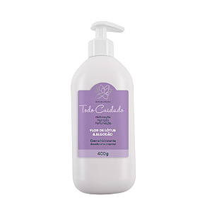 Todo Cuidado+ - Hidratante Corporal Flor de Lotus e Algodão - 400g