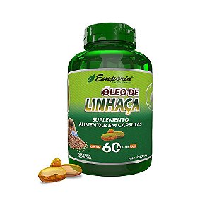 Óleo De Linhaça - 1000mg - 60 Cápsulas