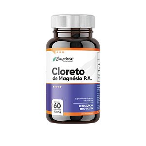 Cloreto De Magnésio PA - 500mg - 60 Cápsulas