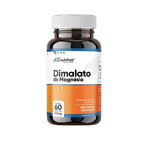 Dimalato De Magnésio - 500mg - 60 Cápsulas