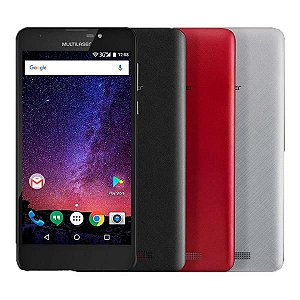 Smartphone Ms55m 3g Tela 5.5' Android 7 Dual Chip Memória 16gb Bluetooth Multilaser Preto - Nb700