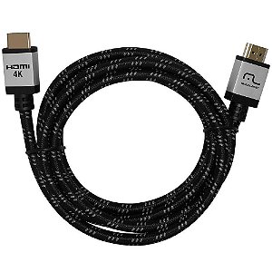 Cabo HDMI 2.0 4K Nylon 3M Multilaser WI296