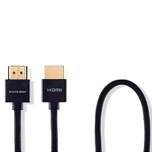 Cabo Hdmi Ultra Slim 3,0m 19 Pinos Para Tv Wi284 Multilaser