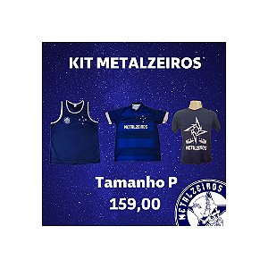 Kit 3 Metalzeiros Tam P