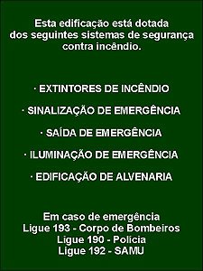 PLACA INDICATIVA M1-B