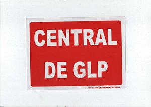 PLACA INDICATIVA - CENTRAL DE GLP