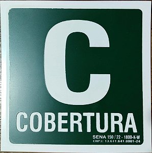 PLACA INDICATIVA DE COBERTURA