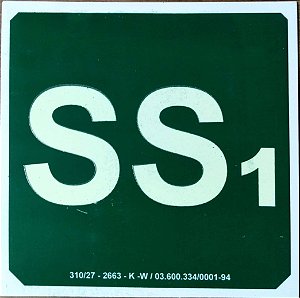 PLACA INDICATIVA DE 1° SUBSOLO