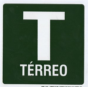 PLACA INDICATIVA - TÉRREO