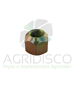 60203108071 PORCA CÔNICA 5/8" UNF CH 27 MM ALTA (BALDAN)