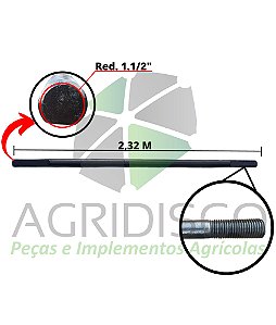 0571011040 EIXO REDONDO Ø 1.1/2" X 2,32 M (TATU / CIVEMASA)