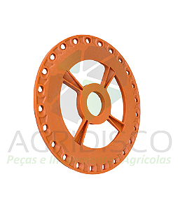 1010190 APOLLO DISCO GIRASSOL TITANIUM 24F LARANJA - 7,0MM