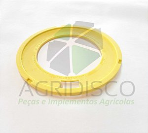 ANEL MILHO MODELO JUMIL AMARELO - 4 MM LISO