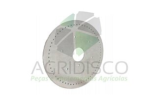 DISCO INOX P/ SORGO/GIRASSOL/CROTALÁRIA 60 FUROS 2,0 MM (JUMIL)