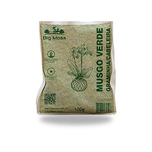 100g Musgo Verde Tipo Graminha