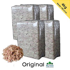 04kg Musgo Esfagno Kit 4 pcts 1kg