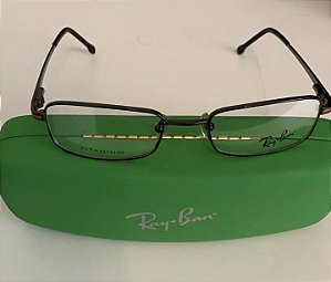 Armação Para Óculos Retangular Ray Ban Rb1008t