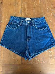 SHORT VINTAGE JEANS ESCURO