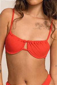 vermelho - sutiã meia-taça nina
