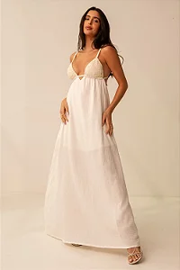 vestido noah off white