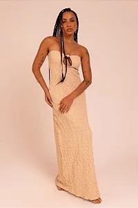 vestido zaila champagne