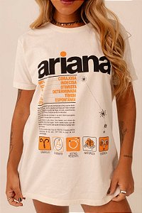 T-shirt signo ariana