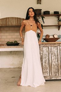 VESTIDO LOLA CAFFE LATTE