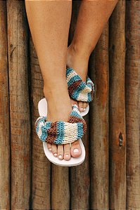 CHINELO DE CROCHE VINTAGE SUN