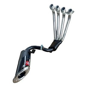 Escapamento Esportivo Disarsz - CBR 650F / CBR 650R com Curva 4x1 INOX (2014 - 2024)