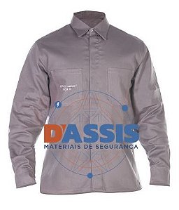 Camisa Antichama Cinza s/ refletivo - C.A. 30409