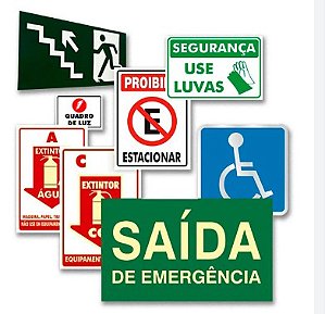 Placas de Sinalização