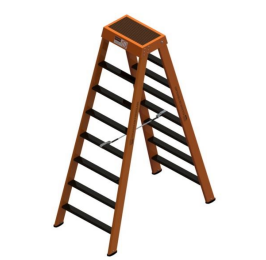 EA/PR-21/PD - Escada de fibra em "A" 2,13 metros