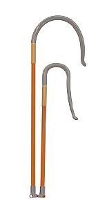 FLV18759-2 - Bastão de Resgate Dobrável Ø32mm x 1320mm x 2280mm