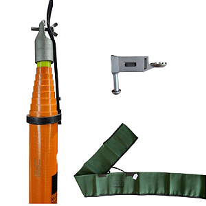 Vara De Manobra Telescópica 9 Elementos - VTT-1/9 Com Sacola e Cabeçote